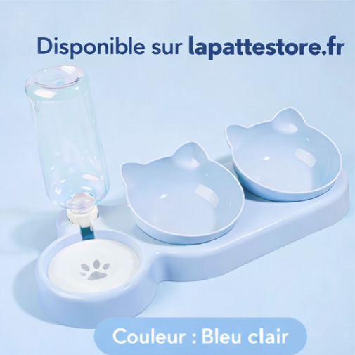 Gamelle 3 en 1 pour chat